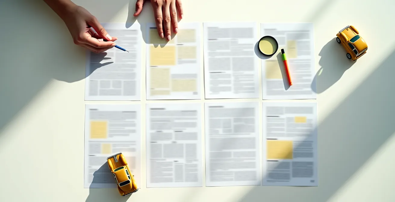 Constitution d'un dossier de preuves avec annonces locales pour la valorisation du véhicule