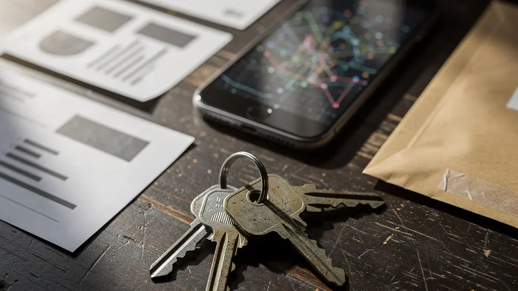 Documents et preuves étalés sur une table pour constituer un dossier de vol